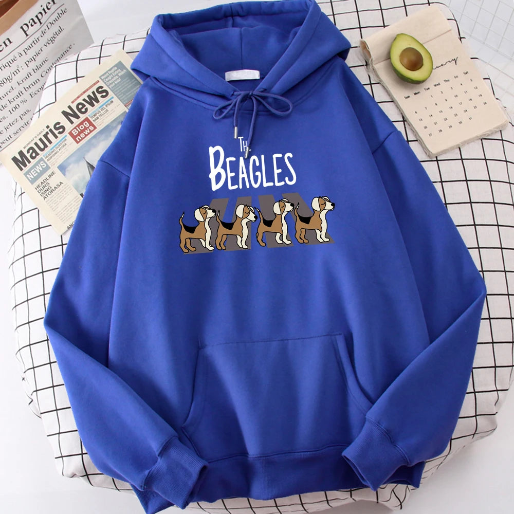 The Beagles Simplicity Hoody Harajuku Fleece  Streetwear