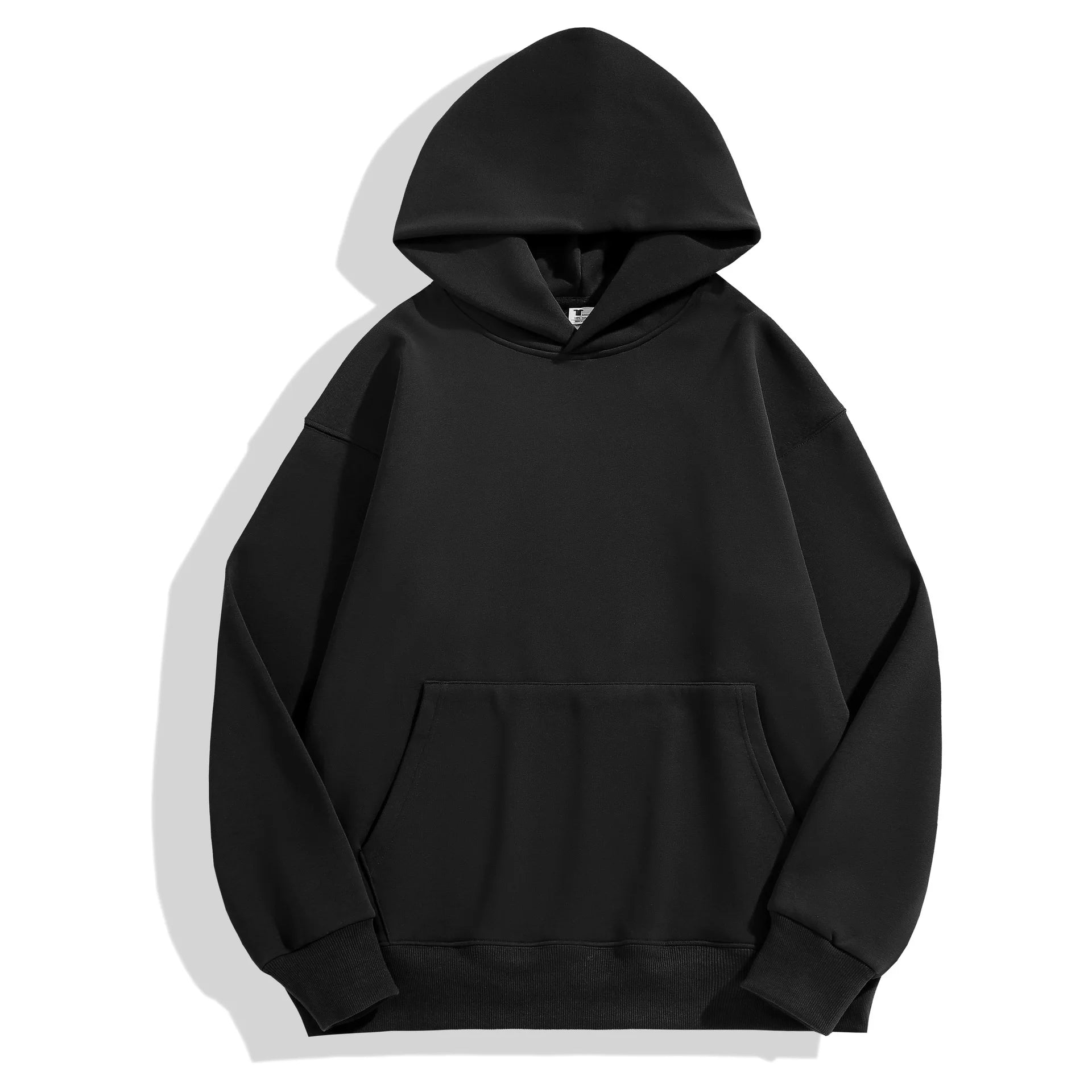 Heavy Weight Cotton Plus Velvet Hooded Sweater Men Thickened Tight Polar Fleece Pullover Hoodie Women Sweatshirt