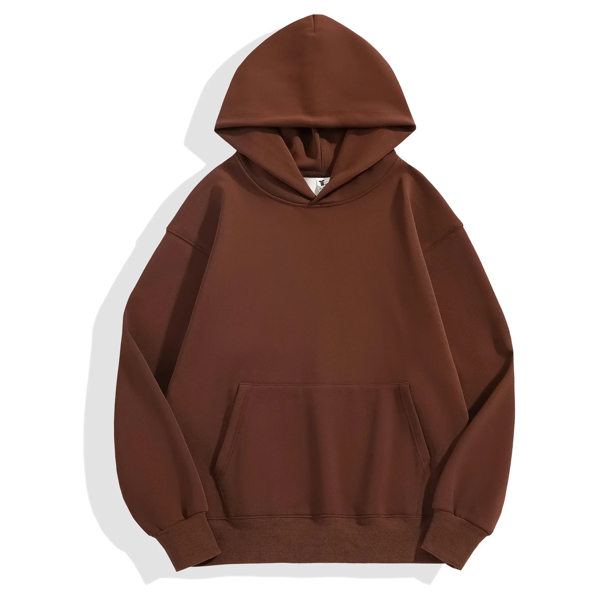 Heavy Weight Cotton Plus Velvet Hooded Sweater Men Thickened Tight Polar Fleece Pullover Hoodie Women Sweatshirt