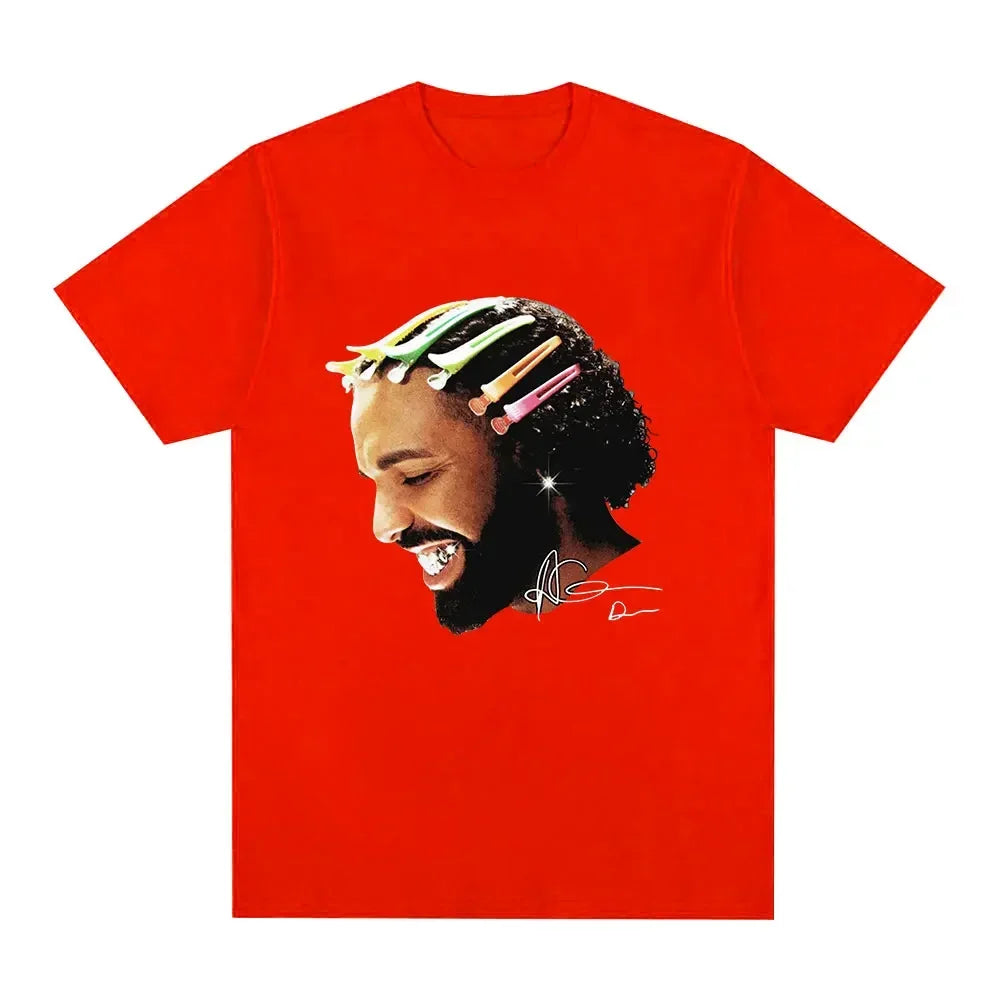 Rapper Drake for All The Dogs Pattern T-shirt