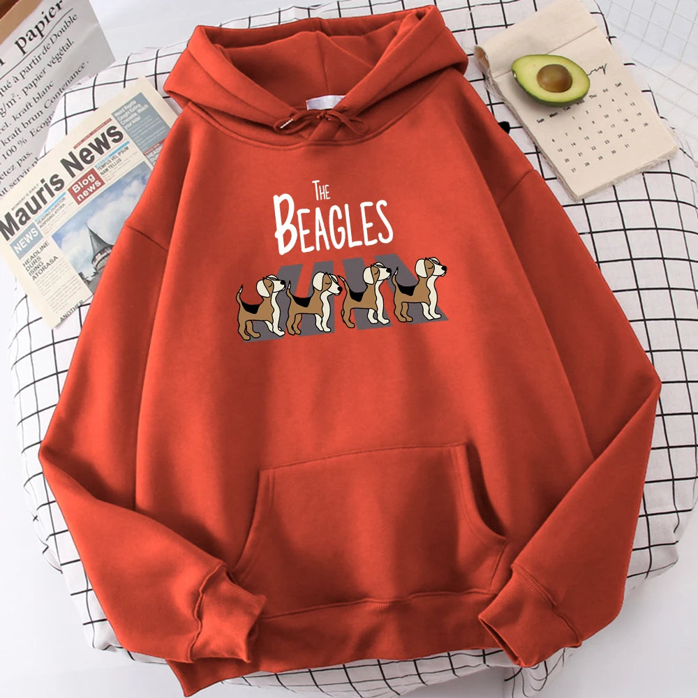 The Beagles Simplicity Hoody Harajuku Fleece  Streetwear