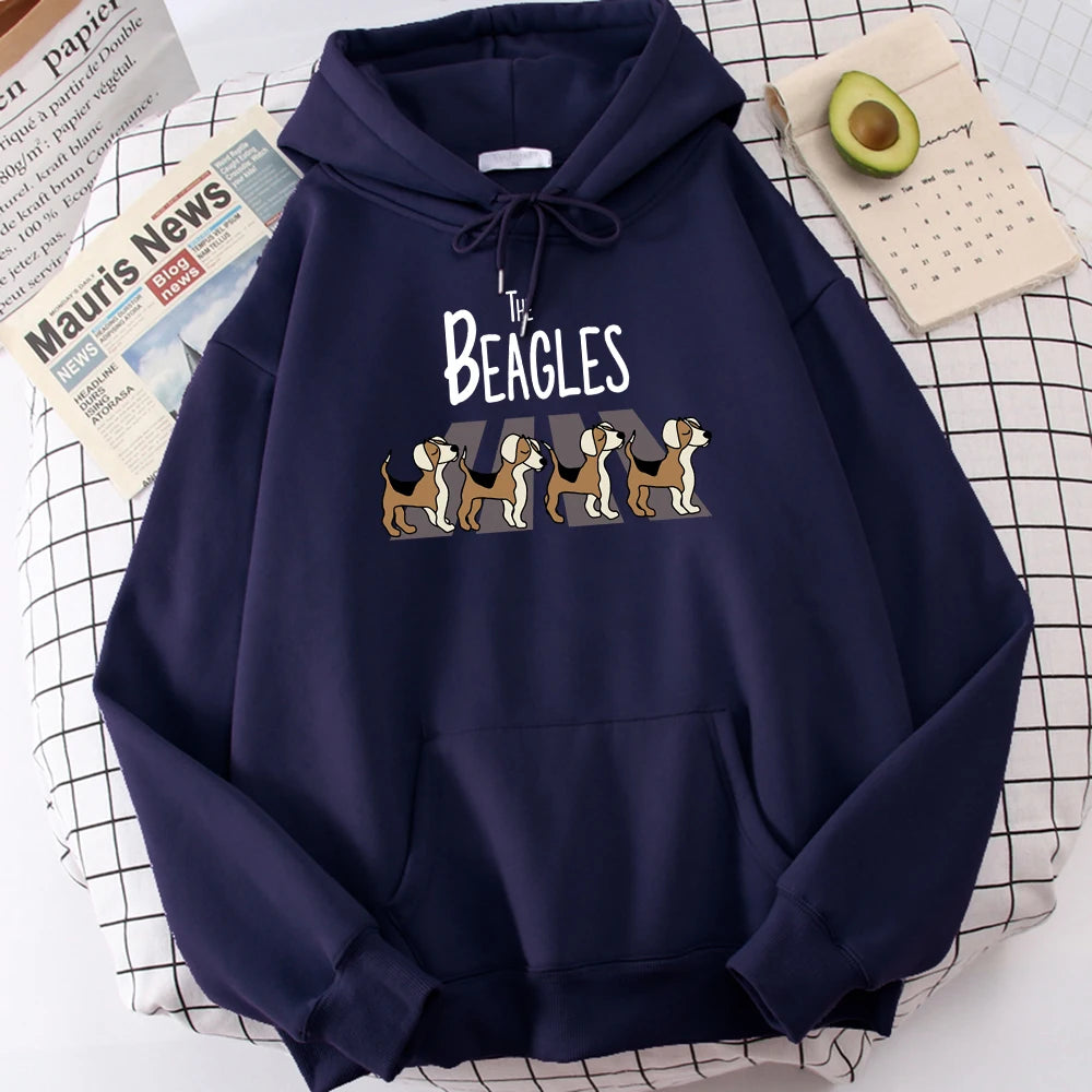 The Beagles Simplicity Hoody Harajuku Fleece  Streetwear