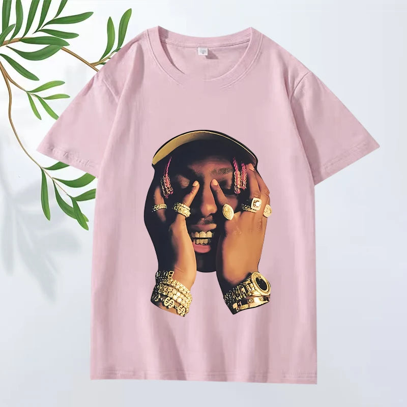 Y2K-Inspired Cool Hip Hop Graphic T Shirt men women Oversized