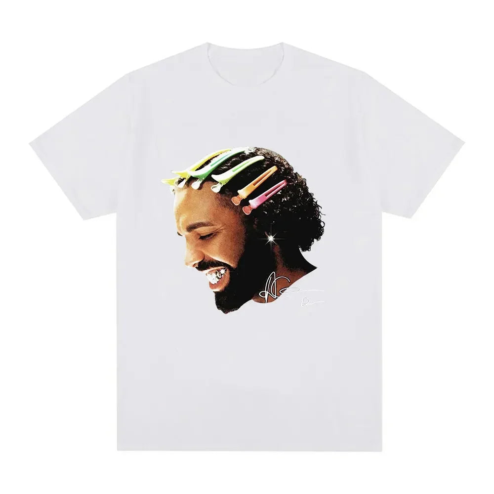Rapper Drake for All The Dogs Pattern T-shirt