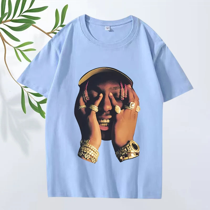 Y2K-Inspired Cool Hip Hop Graphic T Shirt men women Oversized