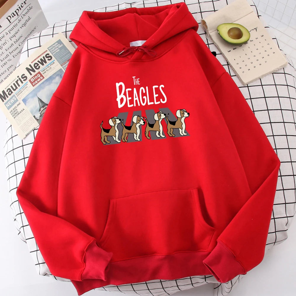 The Beagles Simplicity Hoody Harajuku Fleece  Streetwear