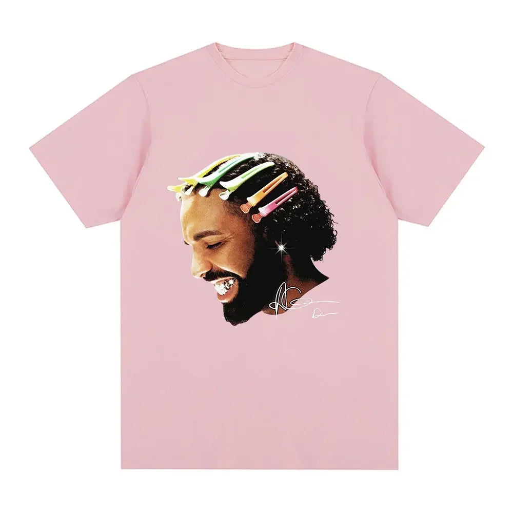 Rapper Drake for All The Dogs Pattern T-shirt