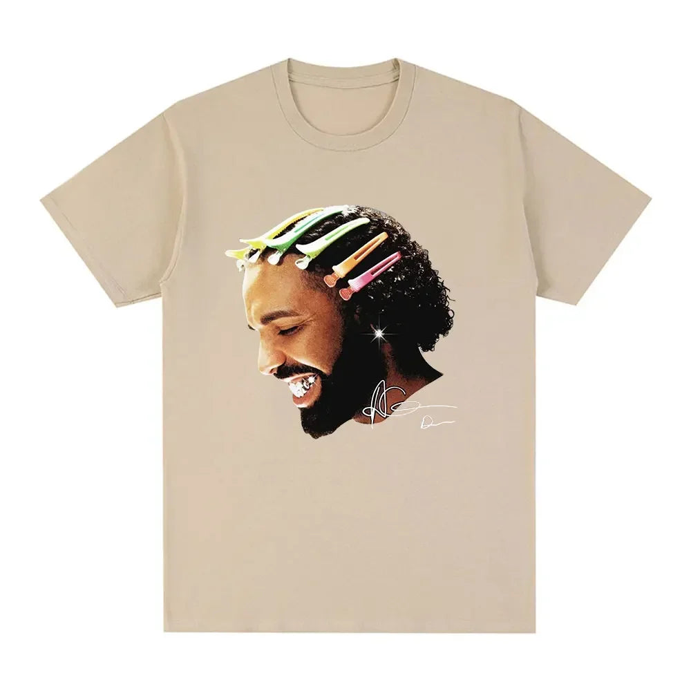 Rapper Drake for All The Dogs Pattern T-shirt