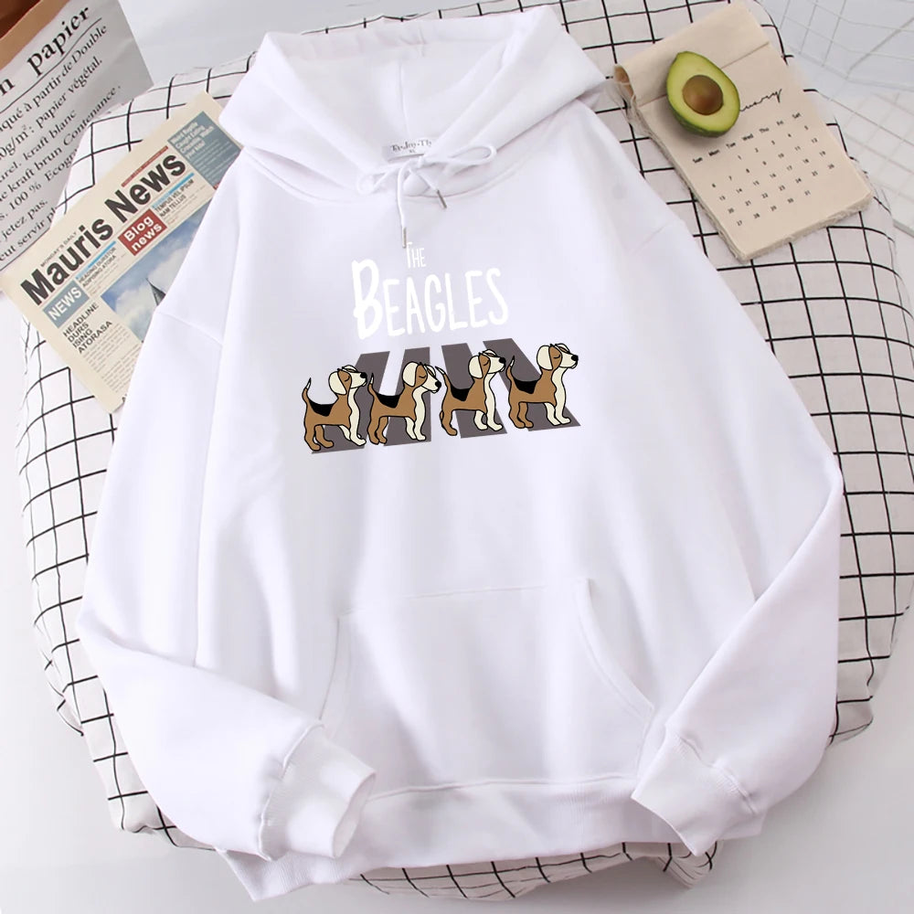The Beagles Simplicity Hoody Harajuku Fleece  Streetwear