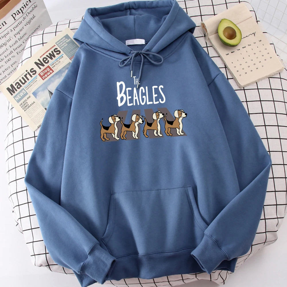 The Beagles Simplicity Hoody Harajuku Fleece  Streetwear