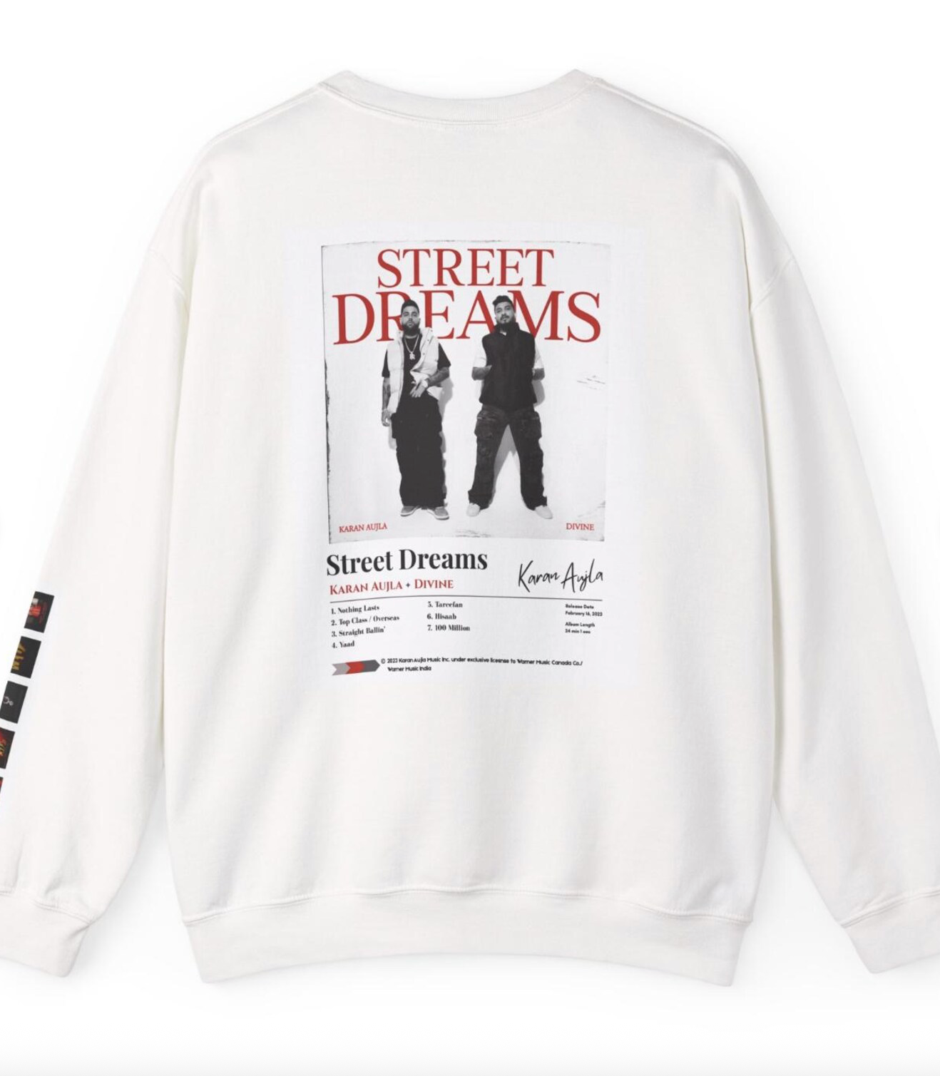 Karan Aujla Album Cover Hoodie || Street Dreams