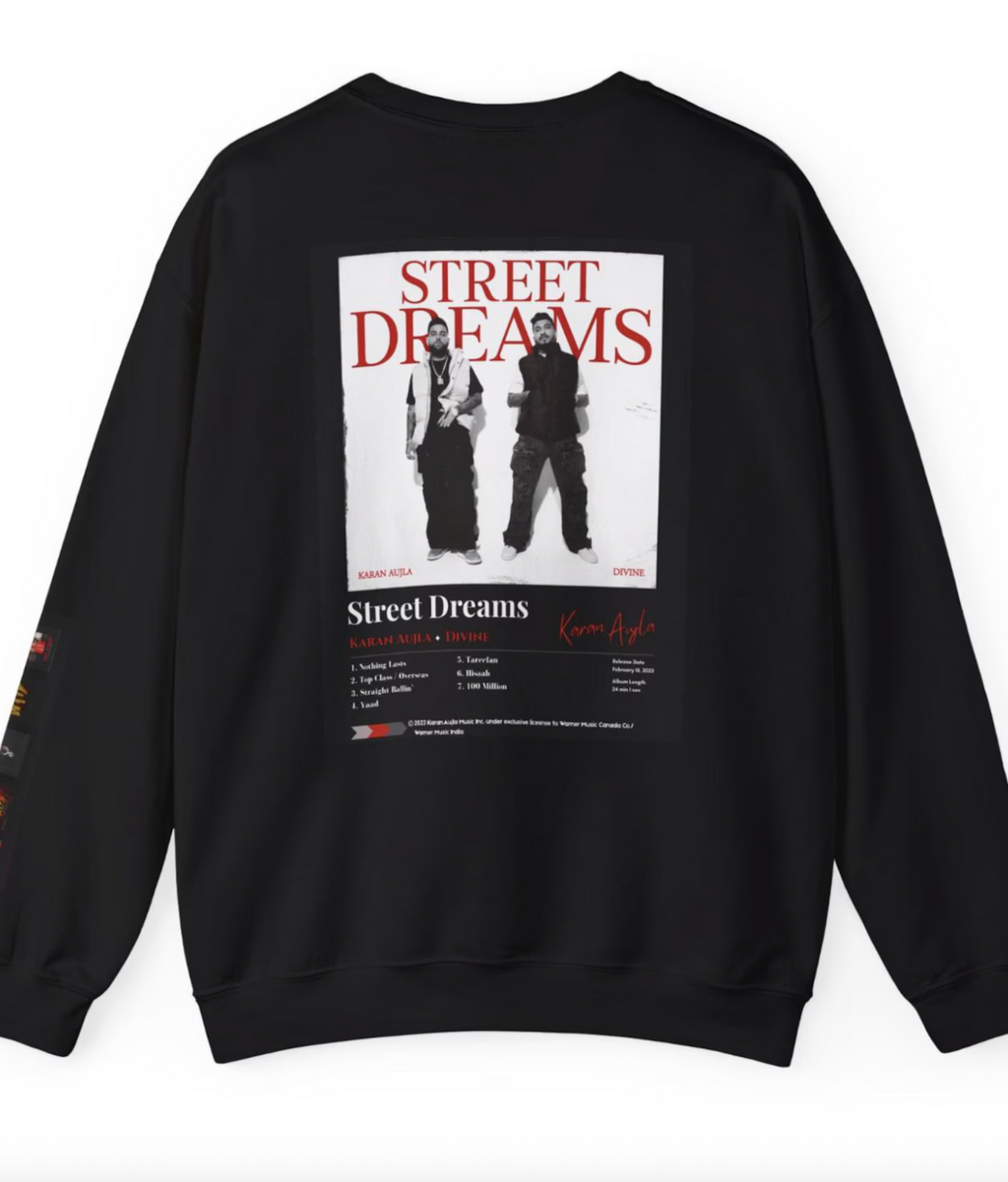 Karan Aujla Album Cover Hoodie || Street Dreams