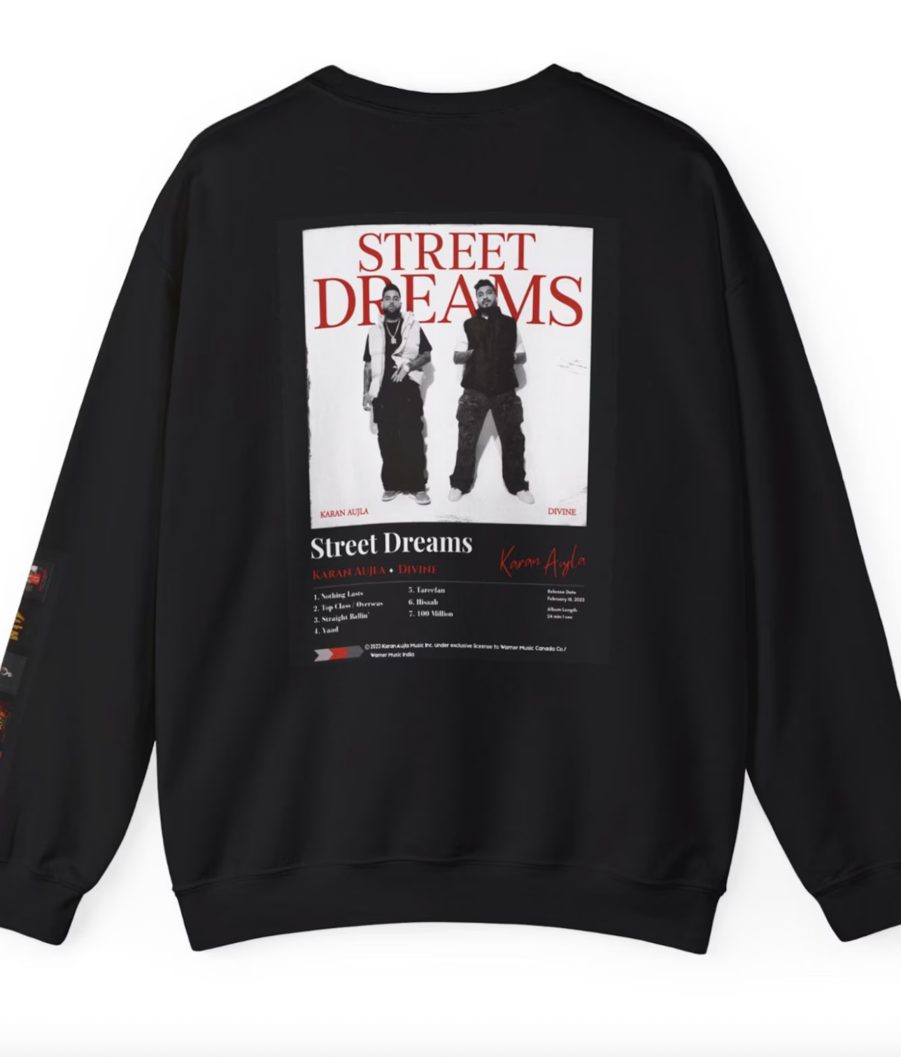 Karan Aujla Album Cover Hoodie || Street Dreams