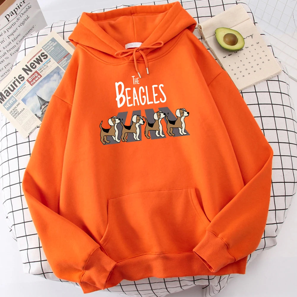 The Beagles Simplicity Hoody Harajuku Fleece  Streetwear