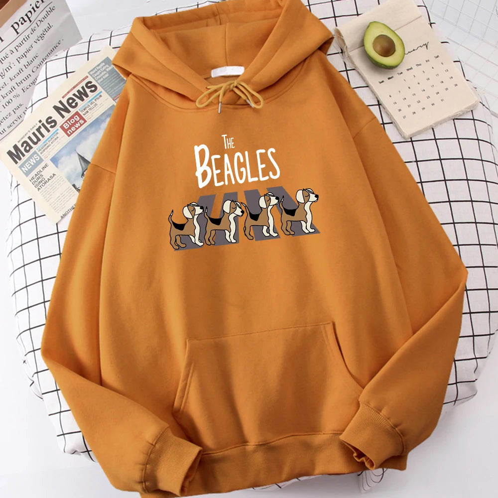 The Beagles Simplicity Hoody Harajuku Fleece  Streetwear